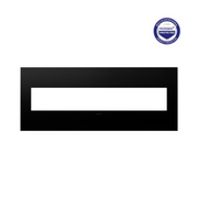 Adorne AWP Screwless Wall Plate with Microban, Graphite - 6 Gang