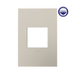 Adorne AWP Screwless Wall Plate with Microban, Greige - 1 Gang