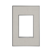 Adorne AWM Screwless Wall Plate, True Linen - 1+ Gang