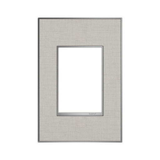 Adorne AWM Screwless Wall Plate, True Linen - 1+ Gang