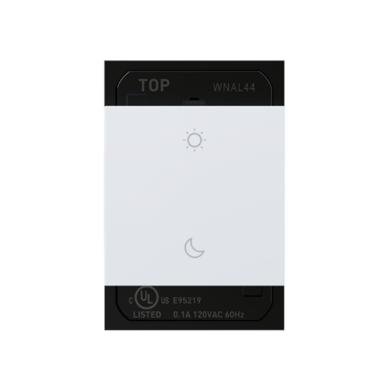 Adorne WNAL34 Wired Wake/Sleep Smart Switch with Netatmo, SofTap, 120V, White