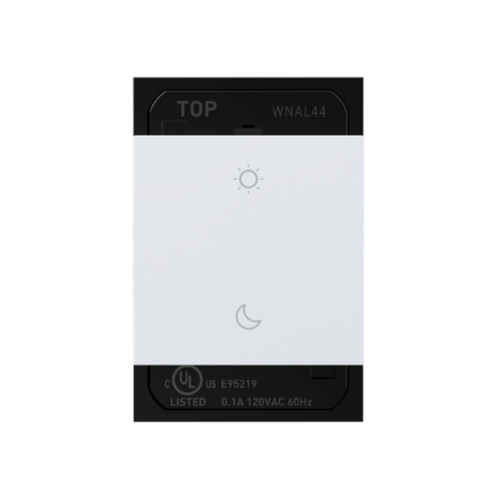Adorne WNAL34 Wired Wake/Sleep Smart Switch with Netatmo, SofTap, 120V, White