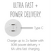 Adorne ARUSB30PD 30W Ultra-Fast Plus Power Delivery USB Type-C/C Outlet Module