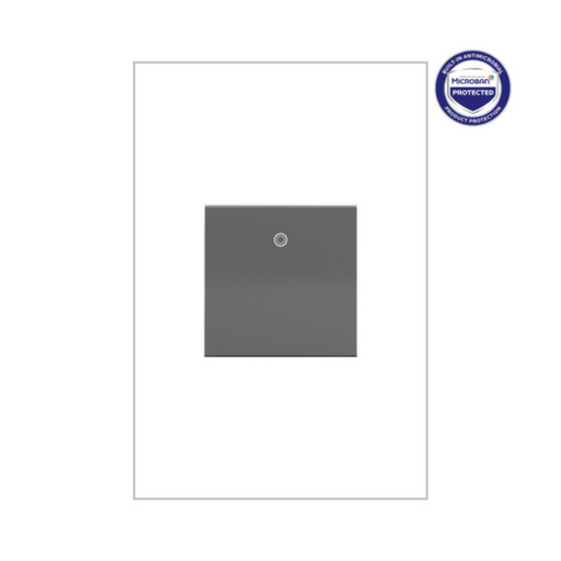 Adorne ASPD1542 15A, 4-Way Paddle Switch with Microban, 120/277V - Magnesium