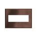 Adorne AWC Screwless Wall Plate, Matte Antique Copper - 3 Gang