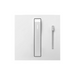 Adorne ADWR703TU Whisper Tru-Universal Dimmer with Microban, 120V - White