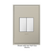 Adorne AABK1 Blank, Half-Size - White