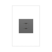 Adorne ARUSB30PD 30W Ultra-Fast Plus Power Delivery USB Type-C/C Outlet Module - Magnesium