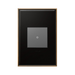 Adorne AWC Screwless Wall Plate, Oil-Rubbed Bronze - 1 Gang
