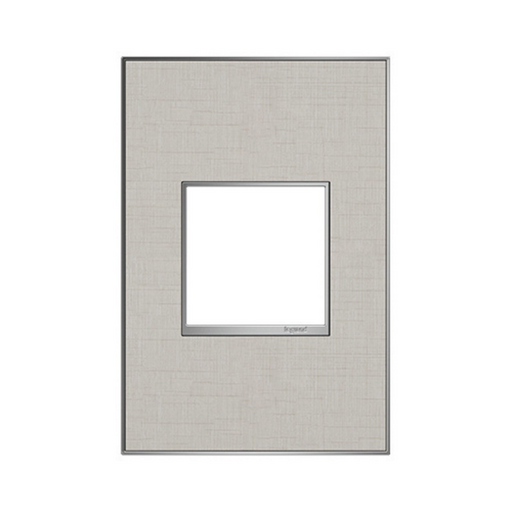 Adorne AWM Screwless Wall Plate, True Linen - 1 Gang