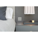 Adorne AWC Screwless Wall Plate, Satin Nickel