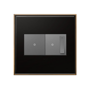 Adorne AWC Screwless Wall Plate, Oil-Rubbed Bronze - 2 Gang