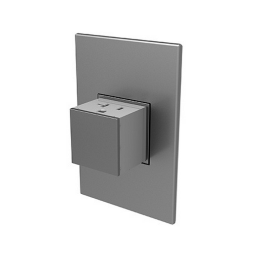 Adorne ARPTR201G 20A 1-Gang Pop-out Outlet, 125V - Magnesium