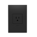 Adorne ARTR151 15A Single Tamper-Resistant Outlet, 125V - Graphite
