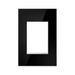 Adorne AWM Screwless Wall Plate, Mirror Black - 1+ Gang