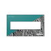 Adorne AWM Screwless Wall Plate, Custom with Magnesium Trim - 4 Gang