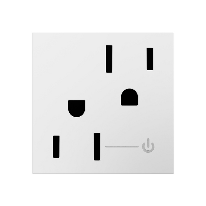 Adorne ARCH152 15A Tamper-Resistant Half-Controlled Outlet, 125V - White