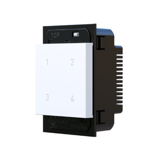 Adorne WNACB46 Wired Smart Scene Controller with Netatmo, SofTap, 120V, White