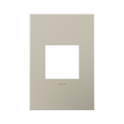 Adorne AWC Screwless Wall Plate, Satin Nickel - 1 Gang
