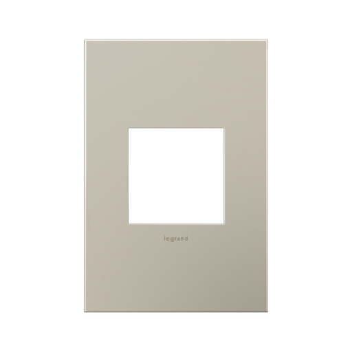 Adorne AWC Screwless Wall Plate, Satin Nickel - 1 Gang
