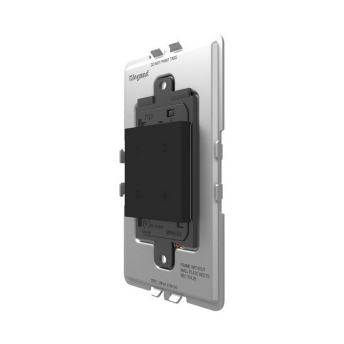 Adorne WNACB40 Wireless Smart Scene Switch with Netatmo, 120V - Graphite