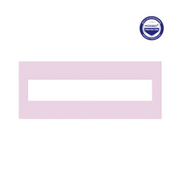 Adorne AWP Screwless Wall Plate with Microban, Rosa - 6 Gang