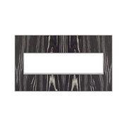 Adorne AWM Screwless Wall Plate, Macassar - 4 Gang