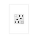 Adorne AGFTR2152 Tamper-Resistant 15A Duplex Self-Test GFCI Receptacles, 125V - White
