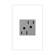 Adorne ARCH152 15A Tamper-Resistant Half-Controlled Outlet, 125V - Magnesium