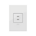 Adorne ARUSB30PD 30W Ultra-Fast Plus Power Delivery USB Type-C/C Outlet Module - White