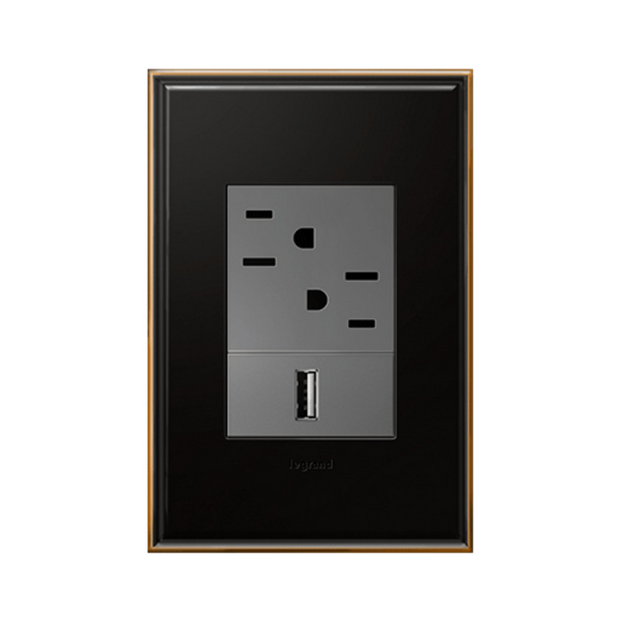 Adorne AWC Screwless Wall Plate, Oil-Rubbed Bronze - 1+ Gang