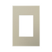Adorne AWP Screwless Wall Plate with Microban, Titanium - 1+ Gang