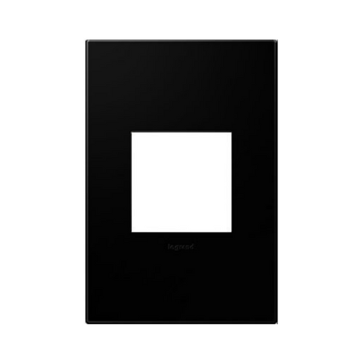 Adorne AWP Screwless Wall Plate, Black Ink - 1 Gang