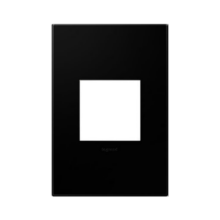 Adorne AWP Screwless Wall Plate, Black Ink - 1 Gang