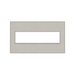 Adorne AWM Screwless Wall Plate, True Linen - 4 Gang