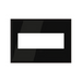Adorne AWC Screwless Wall Plate, Black Nickel - 3 Gang