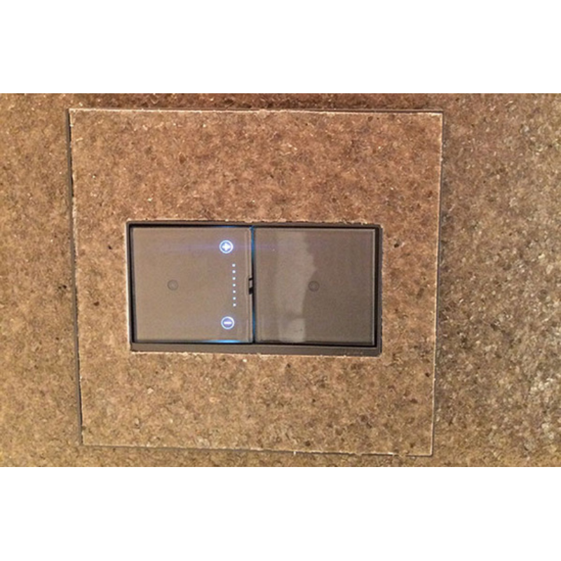 Adorne AWM Screwless Wall Plate, Custom with Magnesium Trim