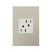 Adorne ARCD152 15A Tamper-Resistant Dual-Controlled Outlet, 125V - White