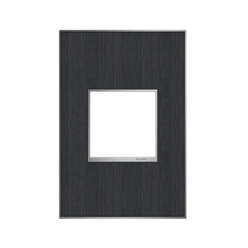 Adorne AWM Screwless Wall Plate, Rustic Grey - 1 Gang