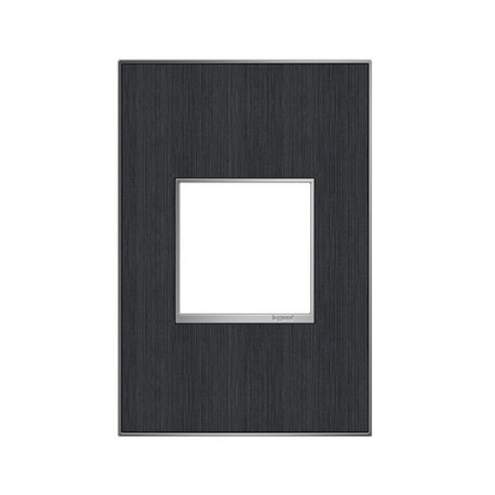 Adorne AWM Screwless Wall Plate, Rustic Grey - 1 Gang