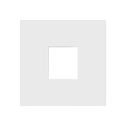 Adorne AC1PF 1-Port Frame - White