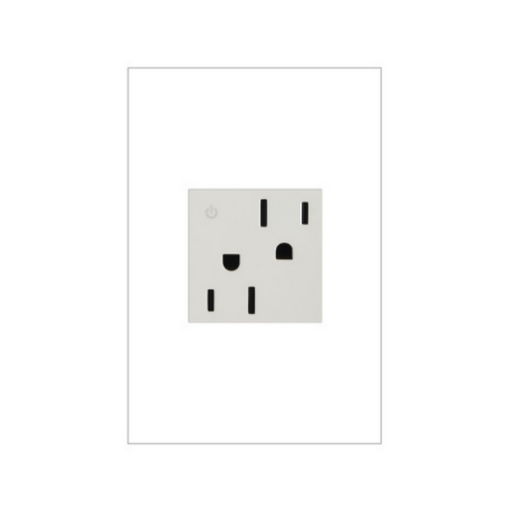 Adorne ARCD152 15A Tamper-Resistant Dual-Controlled Outlet, 125V - White
