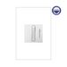 Adorne ADWR703TU Whisper Tru-Universal Dimmer with Microban, 120V - White