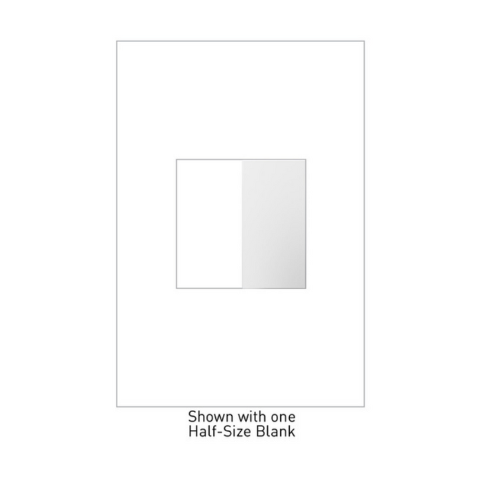 Adorne AABK1 Blank, Half-Size - White