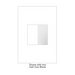 Adorne AABK1 Blank, Half-Size - White