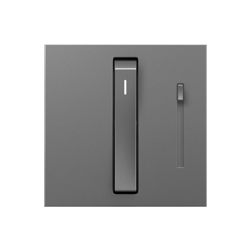 Adorne ADWR703TU Whisper Tru-Universal Dimmer with Microban, 120V - Magnesium