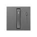 Adorne ADWR703TU Whisper Tru-Universal Dimmer with Microban, 120V - Magnesium