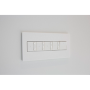 Adorne AWP Screwless Wall Plate with Microban, Matte White