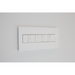 Adorne AWP Screwless Wall Plate with Microban, Matte White