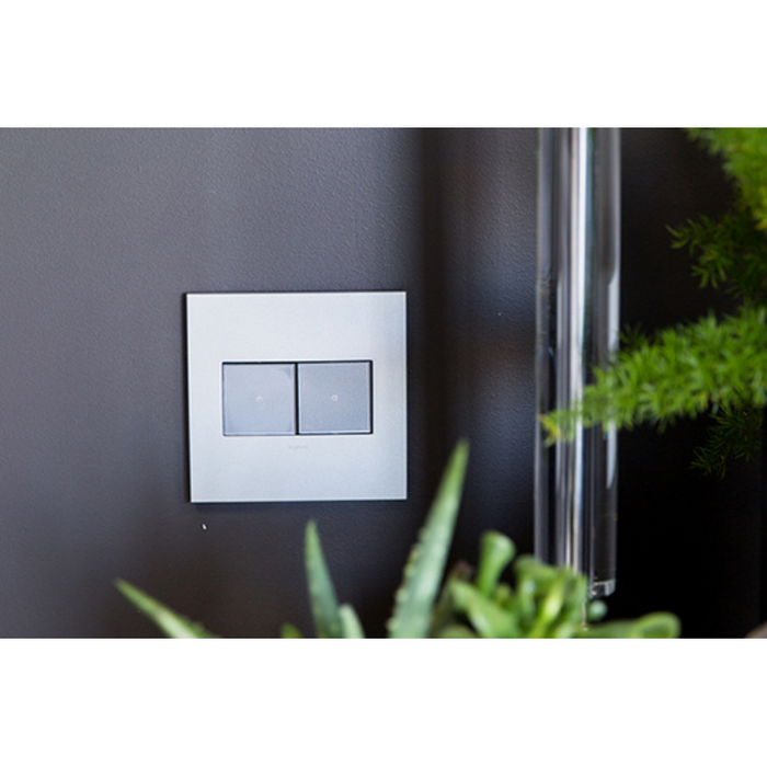 Adorne AWC Screwless Wall Plate, Brushed Stainless Steel